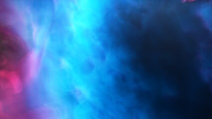 Space background with realistic nebula and shining stars. Colorful cosmos with stardust and milky way. Magic color galaxy. Infinite universe and starry night. 3d render
