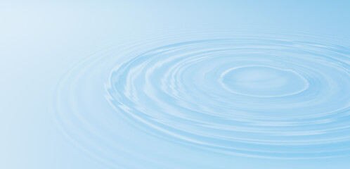 波紋の背景素材。コピースペース。（横長）