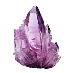 Fototapeta premium crystal mineral isolated on transparent background cutout