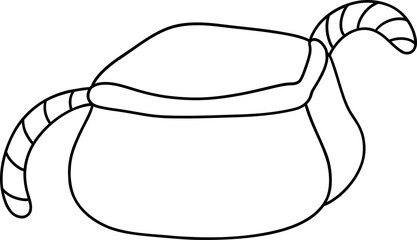 Wooden barrel, illustration