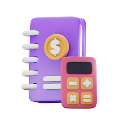 Book 3D Icon Books Notebook Textbook Knowledge Literature Journal Learning School Education Campus College University Study Studying