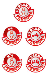 Obraz premium icones persona ou avatar