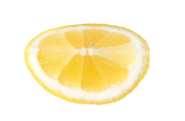 ripe lemon fruit isolated. png file