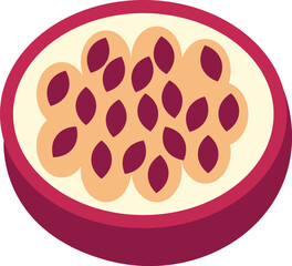 Obraz premium passion fruit, fruit, tropical fruit, summer icon