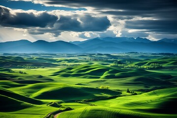 Rolling Hills And Meadows, Generative AI