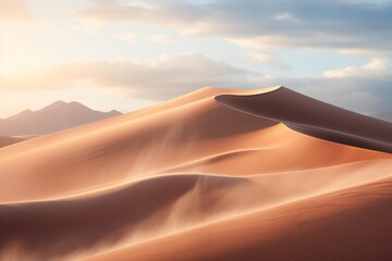 Fototapeta na wymiar Rolling Sand Dunes, Generative AI 
