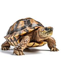 Obraz premium A majestic Tortoise (Testudinidae) in a serene pose.