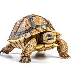 Obraz premium A majestic Tortoise (Testudinidae) in a serene pose.