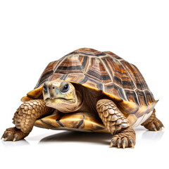 A majestic Tortoise (Testudinidae) in a serene pose.