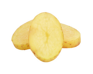 Sliced potatoes transparent png