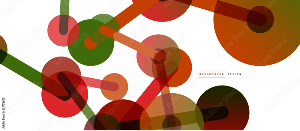 Poster network concept abstract background. dots connection. big data idea. business template for wallpaper