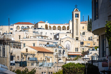 old city of bethlehem, palastine, middle east, churchs