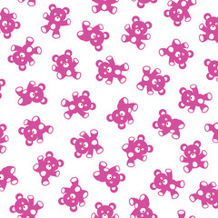 Cute bear pattern perfect for textiles,