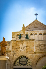 Fototapeta premium church of the nativity, bethlehem, palastine, middle east, birthplace