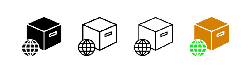 News presenter. Different styles, color, TV news. Vector icons.