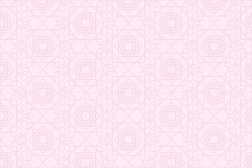 Pink Geometric  Pattern Design in Illustration. Geometric pink pattern background