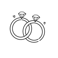 Obraz premium Friendship and love line