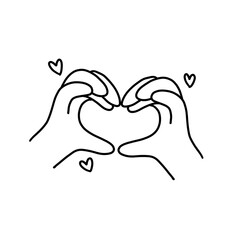 Friendship and love line