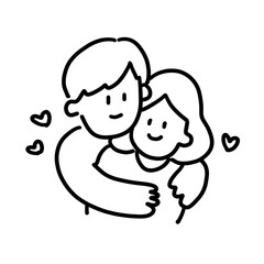 Friendship and love line