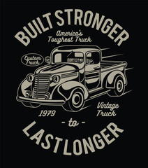 Toughest Truck T-shirt Design