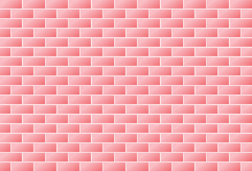 Pink brick wall pastel seamless pattern background,  For backdrop, wallpaper, background. 