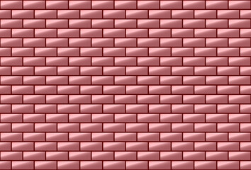Obraz premium Pink brick wall pastel seamless pattern background, For backdrop, wallpaper, background. 