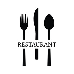 Restaurant logo icon vector template isolated on a white background