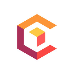 hexagon icon design vector template