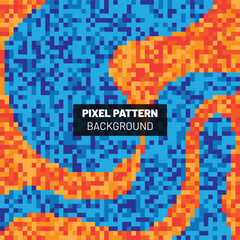 Pixel Pattern Background Design