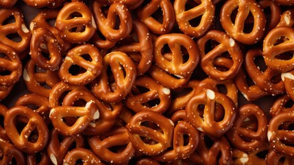 pretzels as texture and fullframe