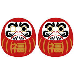 だるまのイラスト