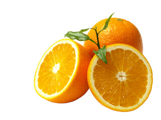 Orange fruit isolated 