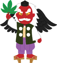 天狗のイラスト