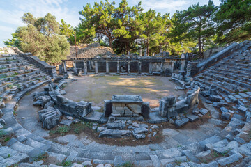 Various views from the ancient city of priene in the soke district of aydin province