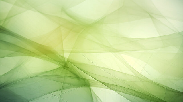 abstract green line background. Generative AI © kichigin19