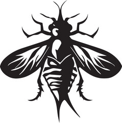 Insect vector tattoo illustration