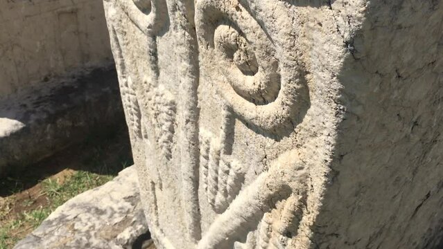 Stecak, monumental medieval tombstones. Stolac, Bosnia and Herzegovina. Necropolis Radimlja, near Stolac