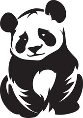 Kung Fu panda vector tattoo design illustration