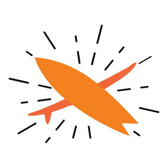 surfing theme for vector t-shirt design