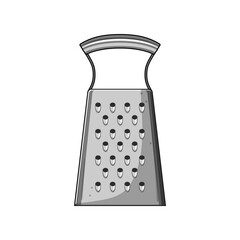 kitchen grater cooking cartoon. metal healthy, ingredient object, fresh kitchenware kitchen grater cooking sign. isolated symbol vector illustration