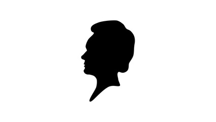 Marie Curie silhouette