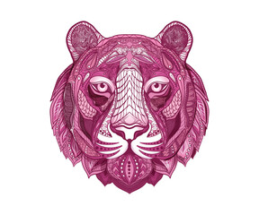 tiger head vector