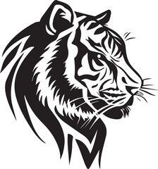 Tiger tattoo vector illustration
