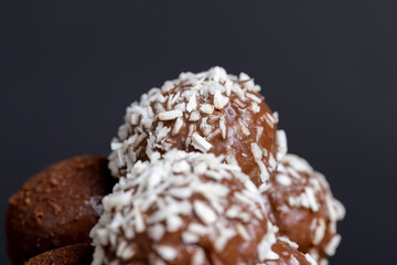 Chocolates with coconut sweet filling