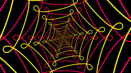 Abstract illustration of the seamless digital tunnel. Easy to use.