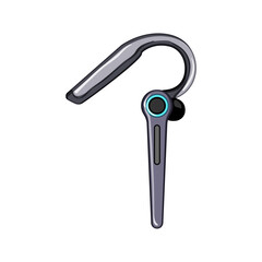 microphone headset audio cartoon. headphones phone, call center, service support microphone headset audio sign. isolated symbol vector illustration