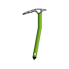 sport ice axe cartoon. tool extreme, mountain climb, adventure danger sport ice axe sign. isolated symbol vector illustration