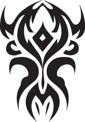 Tribal tattoo design illustration