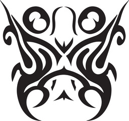 Tribal tattoo design illustration