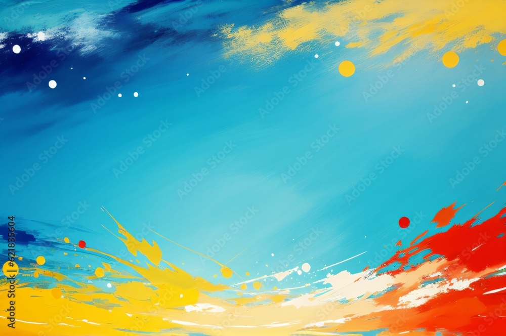 Poster abstract watercolor paint splash on paper background. paint splash. abstract background abstract wat